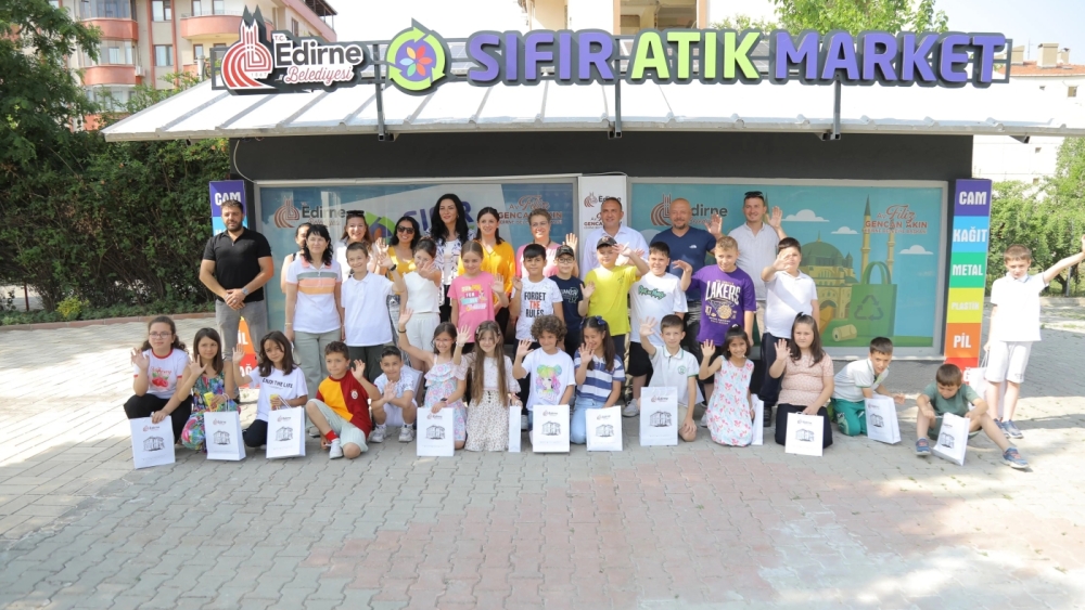 SIFIR ATIK MARKET’E EDİRNE HALKINDAN YOĞUN İLGİ